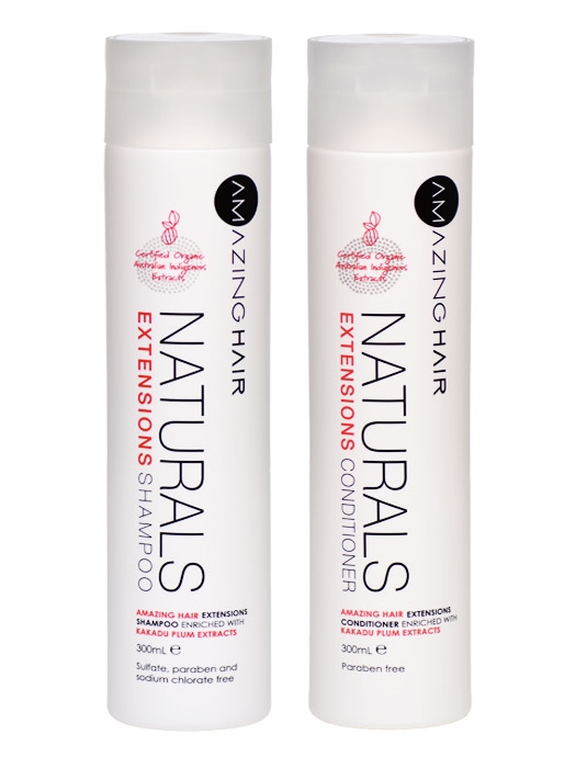 Hair extensions shampoo and clearance conditioner